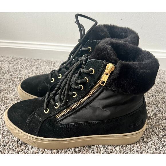 Cougar Doublin women's suede zipper boots women's size 6 - Picture 2 of 6